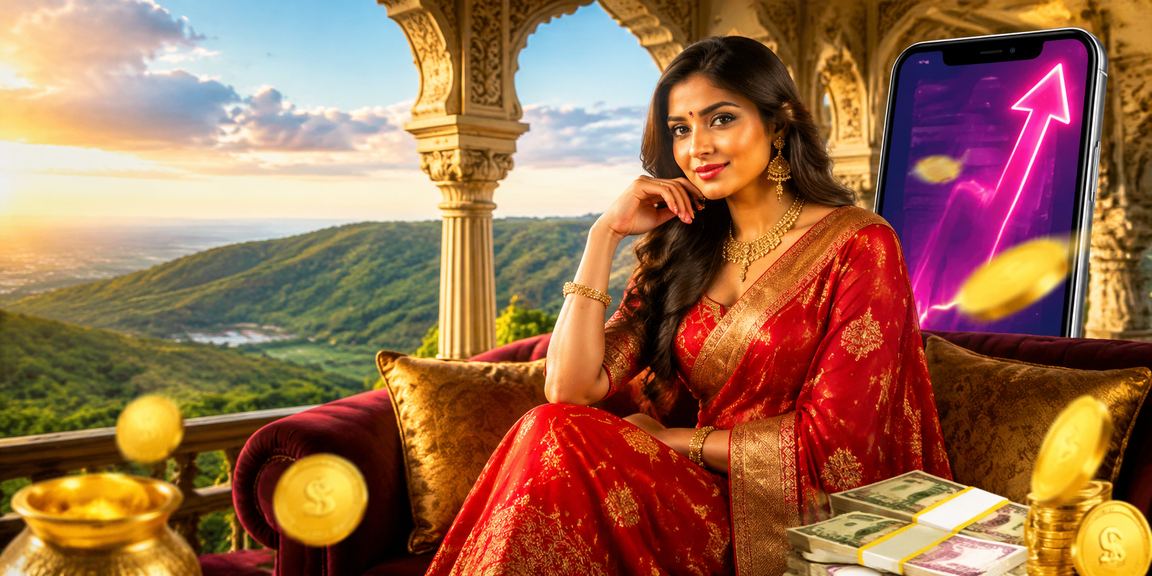 সিলেটে বাংলাদেশি মডেল মোবাইলে ক্যাশব্যাক বোনাস চেক করছেন